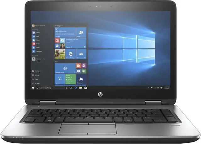 Alt view image 2 of 3 - HP ProBook 640 G3 14" 1366x768 HD Laptop PC, Intel Core i5-7200U 2.5GHz, 8GB DDR4 RAM, 256GB SSD, Win 10 pro Grade B