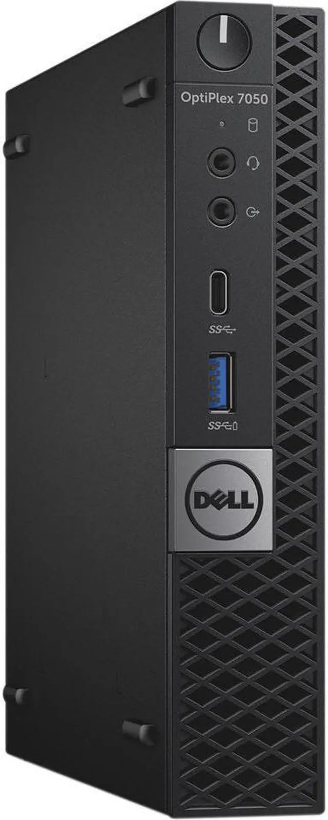 Main image of Dell OptiPlex 7050 Micro Form Factor Desktop PC, Intel Quad Core i5-6500T 2.50GHz, 8GB DDR4 RAM, 256GB SSD, Wi-Fi, Windows 10 Pro Grade B
