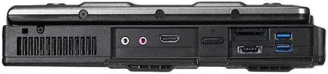 Alt view image 4 of 4 - GETAC S400 G3 14" 1920x1080 Full HD Semi Rugged Notebook PC, Intel Core i5-4210M 2.6GHz, 8GB DDR3 RAM, 512GB SSD, NO WEBCAM/NO CARRYING HANDLE, Win 10 Pro Grade B