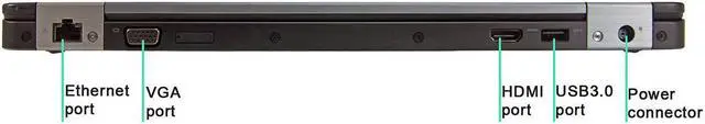Alt view image 5 of 5 - DELL Latitude E5470 Laptop Intel Core i5 6th Gen 6300U (2.40 GHz) 8 GB Memory 256 GB SSD 14.0" Windows 10 Pro 64-bit Grade B