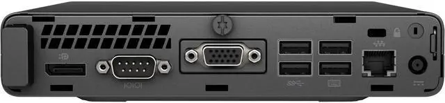 Alt view image 4 of 4 - HP ProDesk 400 G3 Mini Desktop PC, Intel Core i3-7100T 3.4GHz, 8GB DDR4 RAM, 256GB SSD, Wi-Fi, Windows 10 Home Grade A