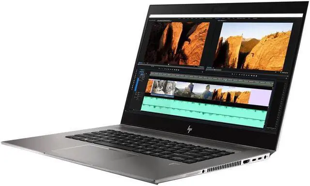 Alt view image 2 of 3 - HP ZBook Studio G5 15.6" 3840X2160 4K UHD IPS Workstation Laptop, Intel Core i7-8750H 2.2GHz, 32GB DDR4 RAM, 1TB M.2 SSD, NVIDIA Quadro P1000, Win 11 Pro Grade A