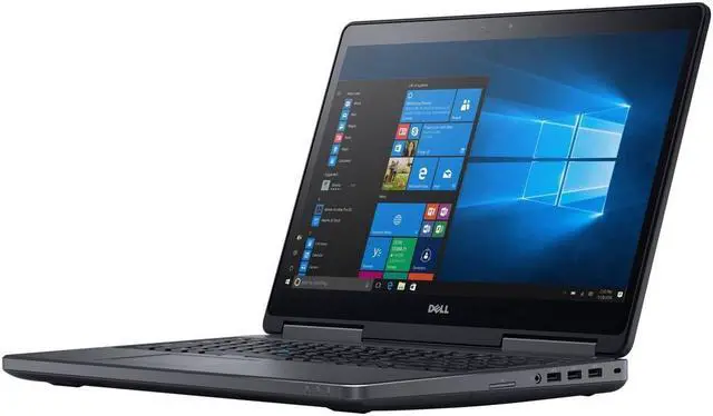 Alt view image 2 of 7 - Dell Precision 7520 15.6" 1920x1080 Full HD Mobile Workstation PC, Intel Core i7 7th Gen i7-770HQ Quad (4 Core) 2.80GHz, 32GB DDR4 SDRAM, 512GB M.2 SSD, NVIDIA Quadro M1200, Windows 10 Pro Grade B