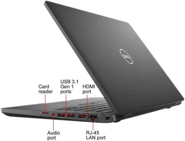Alt view image 6 of 13 - Dell Latitude 5400 14" 1920x1080 Full HD Notebook PC, Intel Core i5-8365U 1.60GHz 32GB DDR4 RAM, 512GB M.2 SSD, Windows 11 Pro Grade B