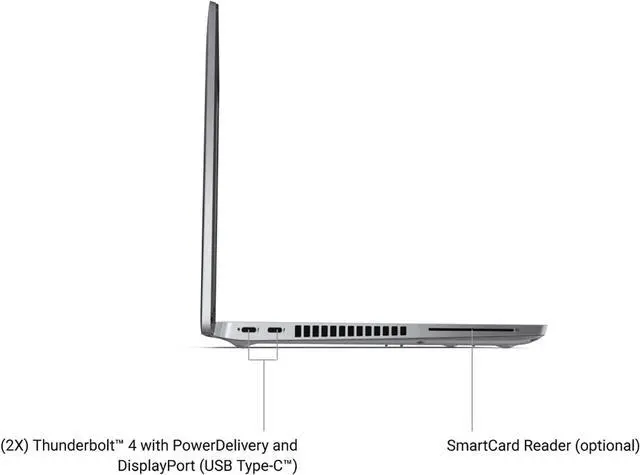Alt view image 5 of 7 - Dell Latitude 5510 15.6" 1920x1080 FHD Business Laptop PC, Intel Core i7 10th Gen i7-10810U Quad Core 4.9GHz, 16GB DDR4 RAM, 512GB M.2 SSD, Windows 11 Pro Grade A