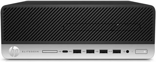 Alt view image 2 of 3 - HP EliteDesk 705 G4 SFF Desktop PC, AMD PRO A10-9700 R7 3.5GHz, 16GB DDR4 RAM, 512GB PCIe SSD, Wi-Fi, Win 11 Pro Grade B
