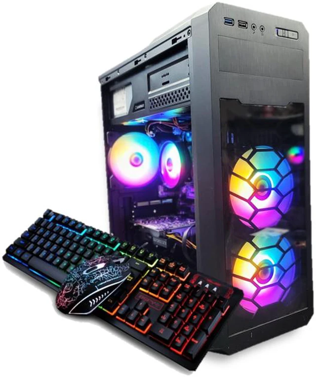 Odyssey Gaming Computer Odyssey Hades Custom Gaming PC, RGB LED Fans, Intel Core i5 2.7GHz ...