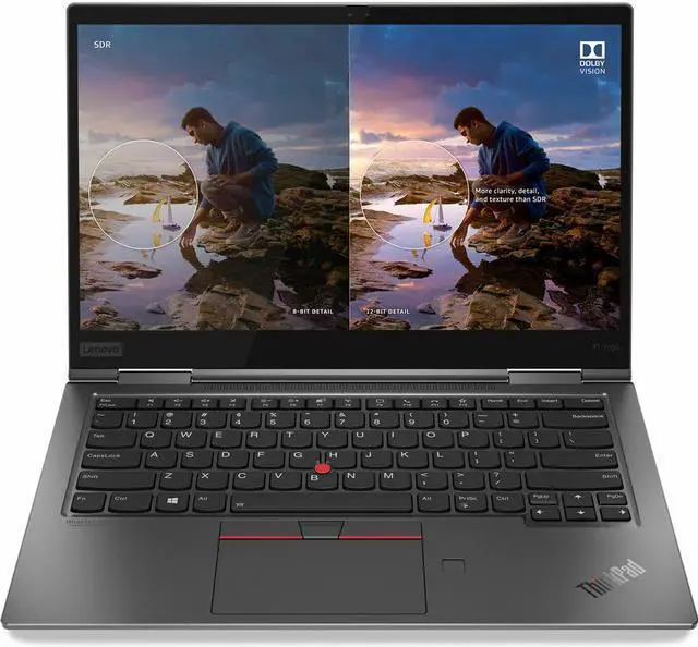 Alt view image 2 of 6 - Lenovo Thinkpad X1 Yoga 5th Gen 14" 1920x1080 FHD Touchscreen 2-in-1 Tablet/Laptop, Intel Core i5-10210U upto 4.2GHz, 8GB RAM, 512GB M.2 SSD, Windows 11 Pro Grade B
