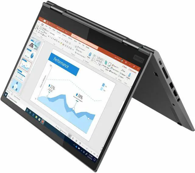 Alt view image 4 of 6 - Lenovo Thinkpad X1 Yoga 5th Gen 14" 1920x1080 FHD Touchscreen 2-in-1 Tablet/Laptop, Intel Core i5-10210U upto 4.2GHz, 8GB RAM, 512GB M.2 SSD, Windows 11 Pro Grade B
