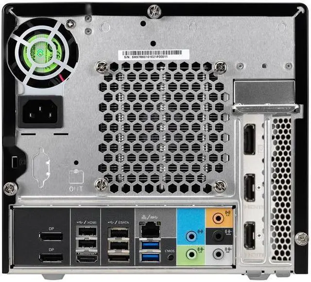 Alt view image 5 of 5 - Odyssey Shuttle XPC SH97R Mini Gaming PC, Intel Core i7-4790K 4.0GHz, 32GB RAM, 1TB SSD, GeForce RTX 3050 6GB GDDR6, 2x HDMI, WiFi, Win 10 Pro