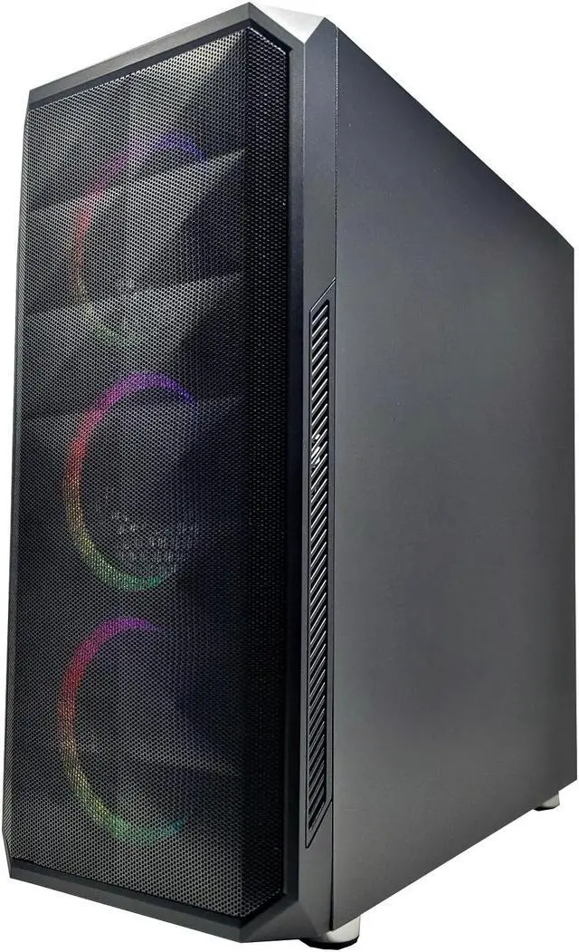 Alt view image 5 of 6 - Odyssey Darkus V2 Custom Gaming PC, RGB LED Fans, Intel Core i5 upto 4.1GHz, 16GB DDR4 RAM, 1TB SSD, GeForce RTX 3050 6GB GDDR6, Wi-Fi, Windows 11 Pro
