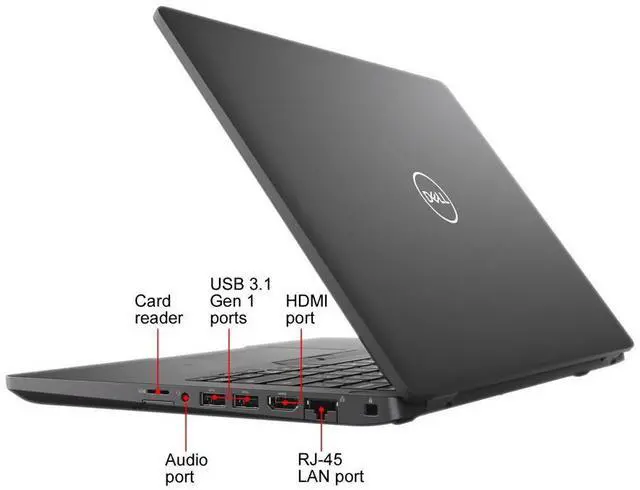 Alt view image 5 of 7 - Dell Latitude 5400 14" 1920x1080 Full HD Touchscreen Notebook PC, Intel Core i7-8665U 1.90GHz 16GB DDR4 RAM, 512GB NVMe M.2 SSD, Windows 11 Pro Grade B