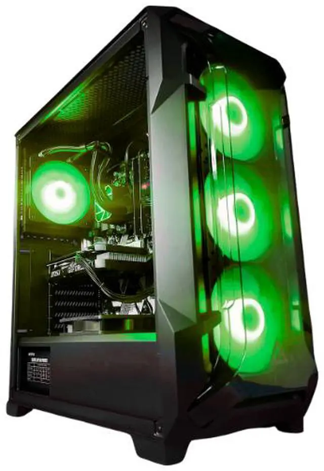 Alt view image 3 of 7 - Odyssey Flux Custom Gaming PC, RGB LED Fans, Intel Core i7 9th Gen upto 4.7GHz, 32GB DDR4 RAM, 1TB NVMe SSD, GeForce RTX 4060 8GB GDDR6, Wi-Fi BT, Windows 11 Pro