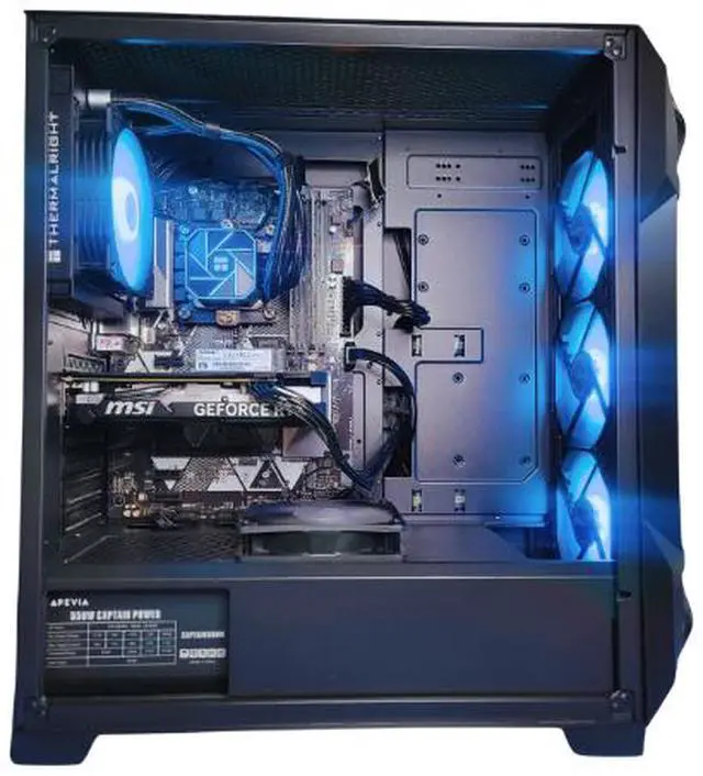 Alt view image 6 of 7 - Odyssey Flux Custom Gaming PC, RGB LED Fans, Intel Core i7 9th Gen upto 4.7GHz, 32GB DDR4 RAM, 1TB NVMe SSD, GeForce RTX 4060 8GB GDDR6, Wi-Fi BT, Windows 11 Pro