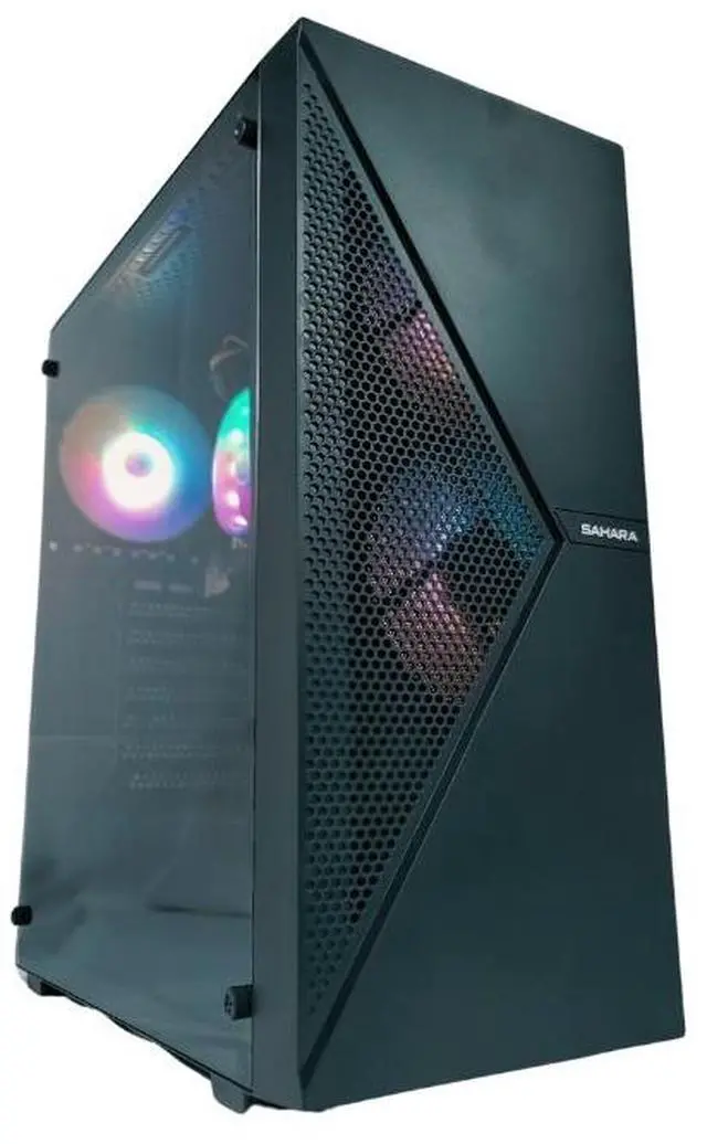 Alt view image 2 of 6 - Odyssey Sahara V1 Custom Built PC, RGB Intel Core i5-8500 upto 4.1GHz, 16GB DDR4 RAM, 1TB NVMe SSD, Wi-Fi BT Windows 11 Pro