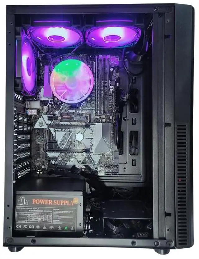 Alt view image 3 of 6 - Odyssey Sahara R1 Custom Built PC, RGB Intel Core i5-8500 upto 4.1GHz, 16GB DDR4 RAM, 1TB NVMe SSD, Wi-Fi BT Windows 11 Pro