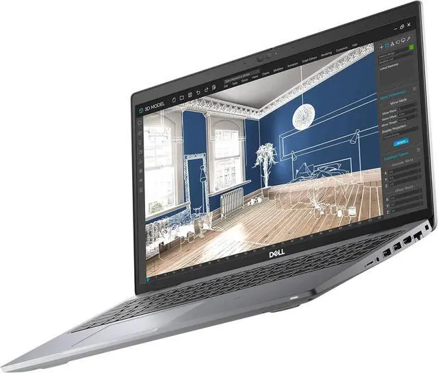 Alt view image 3 of 6 - Dell Precision 3560 15.6" 1920x1080 FHD Touchscreen Workstation Laptop, Intel Core i7-1185G7 3.0GHz, 32GB DDR4 RAM, 1TB NVMe SSD, NVIDIA T500 Win 11 Pro Grade A