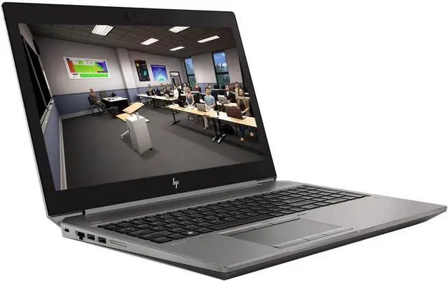 Alt view image 2 of 5 - HP ZBook 15 G6 15.6" 1920X1080 FHD Mobile Workstation PC, Intel Core i7 9th Gen i7-9850H 2.6GHz, 32GB DDR4 RAM, 1TB NVMe SSD, NVIDIA Quadro T1000, Windows 11 Pro Grade B