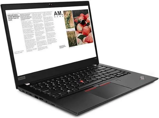 Alt view image 2 of 5 - Lenovo ThinkPad T490 14" 1920x1080 FHD Business Laptop, Intel Core i5-8365U 1.6GHz, 32GB RAM, 512GB NVMe SSD, Windows 11 Pro 64-bit Grade B