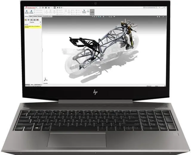 Main image of HP ZBook 15v G5 15.6" 1920x1080 FHD IPS Touchscreen Workstation PC, Intel Core i7-8750H 2.2GHz, 32GB DDR4 RAM, 1TB NVMe SSD, Quadro P600, CAM, Windows 11 Pro Grade A