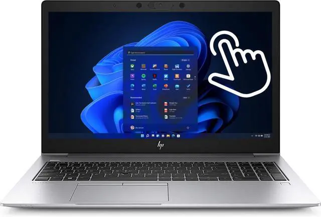 Main image of HP EliteBook 850 G6 15.6" 1920x1080 FHD Touchscreen Laptop PC, Intel Core i7-8565U 1.8GHz, 32GB DDR4 RAM, 512GB NVMe SSD, Backlit Keyboard, Fingerprint, Windows 11 Pro Grade B