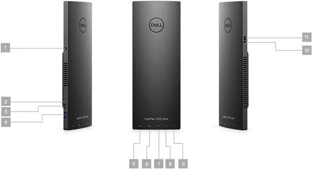 Alt view image 2 of 5 - DELL OptiPlex Ultra Desktop Bundle Intel Core i7-8565U up to 4.6GHz, 32GB 512GB SSD WiFi Windows 11 Pro  w/ Monitor 24" FHD IPS CAM with Keyboard and Mouse