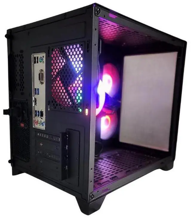 Alt view image 4 of 7 - Odyssey Vesta V2 Custom Workstation PC, RGB LED Fans, Intel Core i5-10400F upto 4.3GHz, 16GB DDR4 RAM, 1TB SSD, Wi-Fi BT Windows 11 Pro