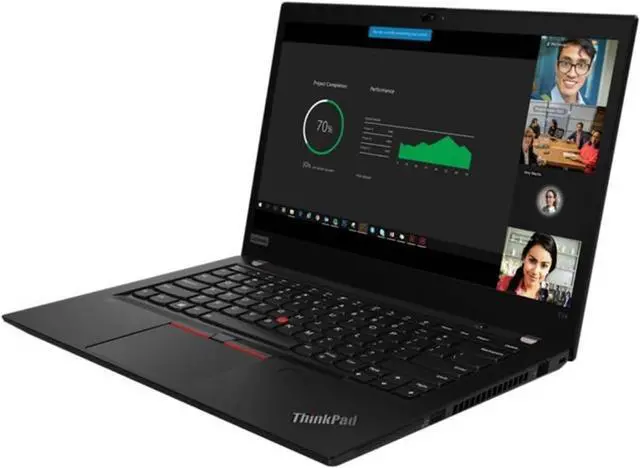 Alt view image 4 of 7 - Lenovo Thinkpad T14 Gen 2 14" 1080p Full HD Laptop, i5-1145G7 2.60GHz, 16GB DDR4, 512GB NVMe SSD, Thunderbolt 4, HDMI, Webcam, GeForce MX450, Windows 11 Pro Black Grade B