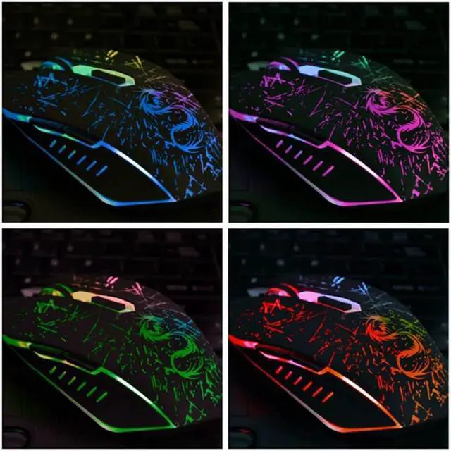 Alt view image 6 of 6 - USB Optical Wired Game Mouse Gamer Games Gaming Mouse Mice Bloody X7 Ranton for Computer PC Laptop Dota 2 LOL Deathadder