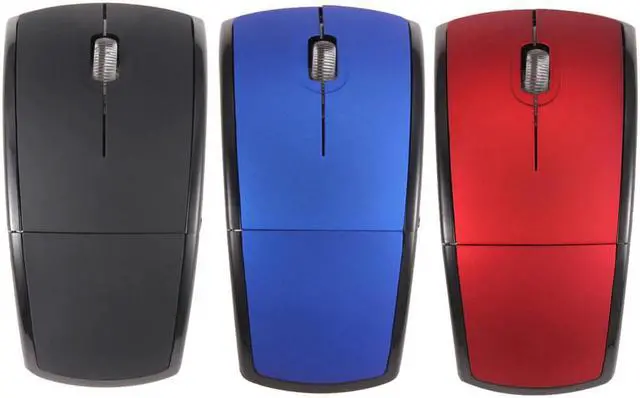 Alt view image 4 of 6 - Foldable 2.4GHz Wireless Mouse mouse for the PC computer mouse Foldable Folding Mouse/Mice + USB 2.0 Receiver for PC Laptop