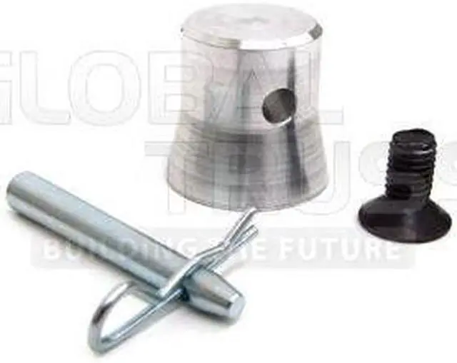 Alt view image 2 of 4 - Global Truss Half Coupler | M10 x 20mm Bolt | Compact Clamp for F31F34 Truss Systems