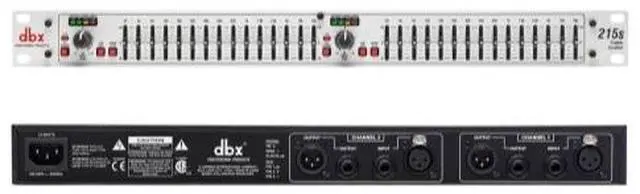 Alt view image 4 of 15 - dbx 215s Dual Channel 15-Band Equalizer (New)