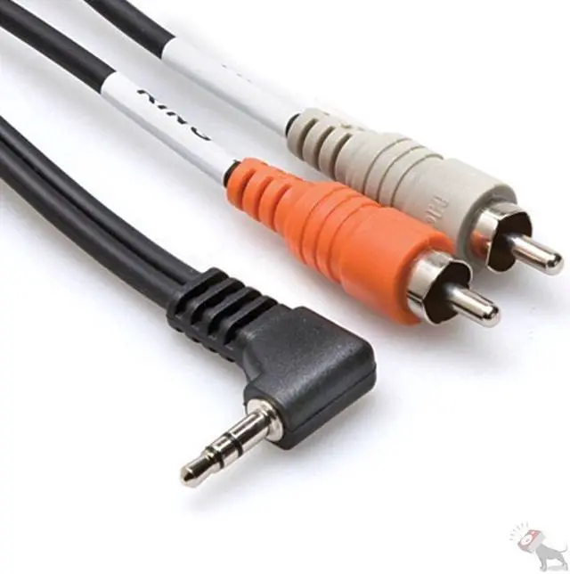 Alt view image 4 of 10 - Hosa Y Cable 3.5Mm Trs Ra-Rca