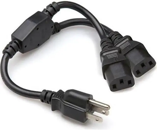 Alt view image 3 of 3 - Hosa YAC406 Y Adapting AC Power Cord