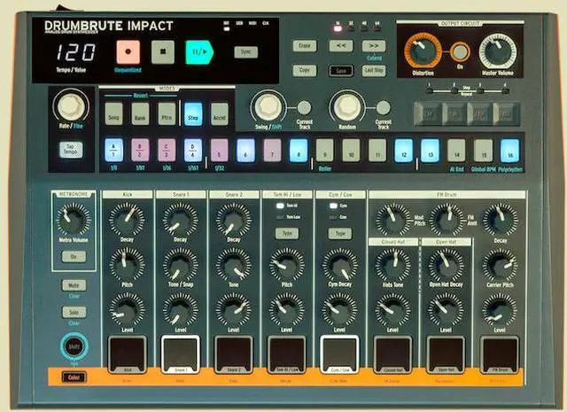 Alt view image 3 of 16 - Arturia DrumBrute Impact Analog Drum Machine