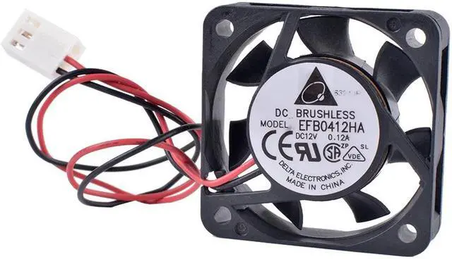 Alt view image 2 of 4 - EFB0412HA 4cm 40mm fan 40x40x10mm 4010 DC12V 0.12A dual ball high air volume power cooling fan