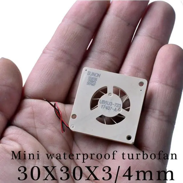 Alt view image 2 of 5 - SUNON UB5U3-700 5V 3003 3004 30x30x3mm Miniature ultra-thin waterproof turbofan