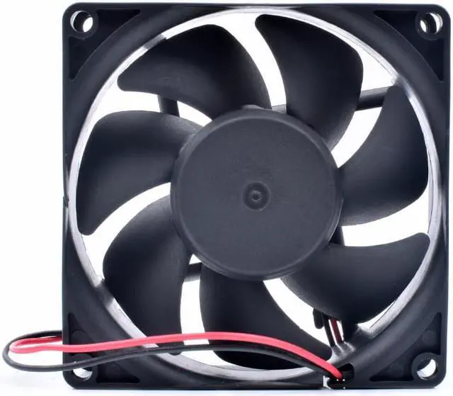 Alt view image 2 of 4 - EE80251B2-000C-A99 8cm 8025 80mm 80x80x25mm 12V 1.4W 2 line double ball bearing cooling fan