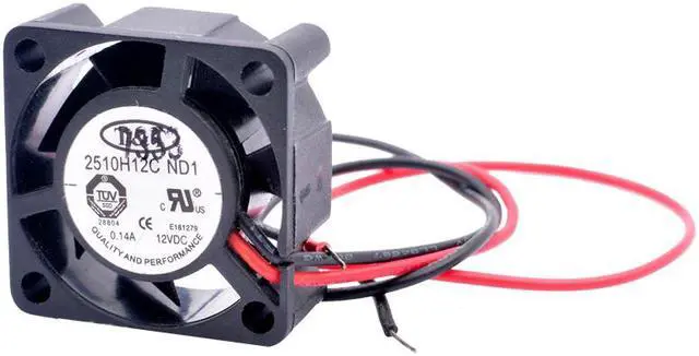 Main image of 2510H12C ND1 2.5cm 25mm fan 25x25x10mm DC12V 0.14A 12500 rpm Small cooling fan for micro equipment with large air volume
