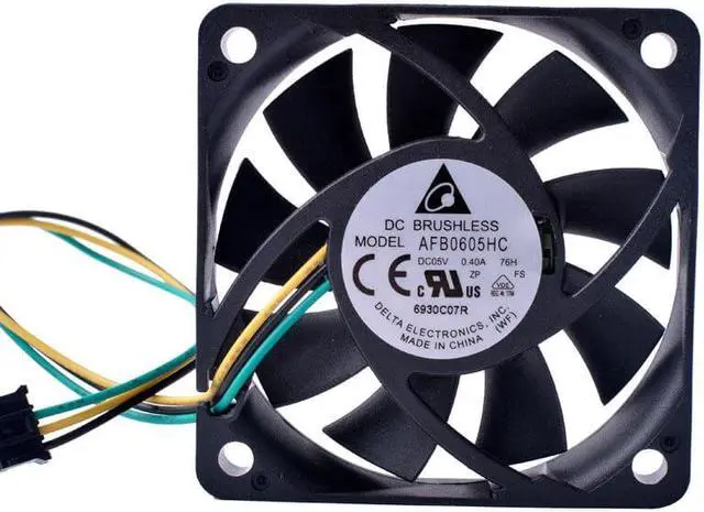 Alt view image 5 of 6 - 6CM 60mm fan 60x60x15mm  AFB0605HC 5V 0.40A Double ball bearing large air volume cooling fan