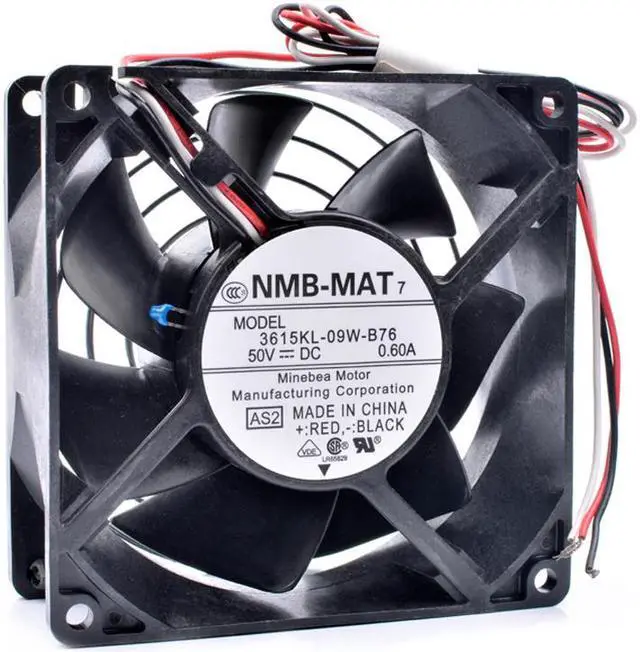 Main image of Original 3615KL-09W-B76 9cm 9038 92x92x38mm 50V 0.60A temperature control server cooling fan