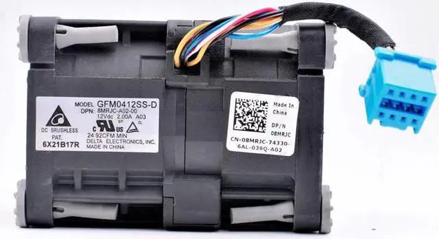 Alt view image 3 of 4 - GFM0412SS-D 8MRJC-A02-00 4cm 4056 12V 2.00A server cooling fan