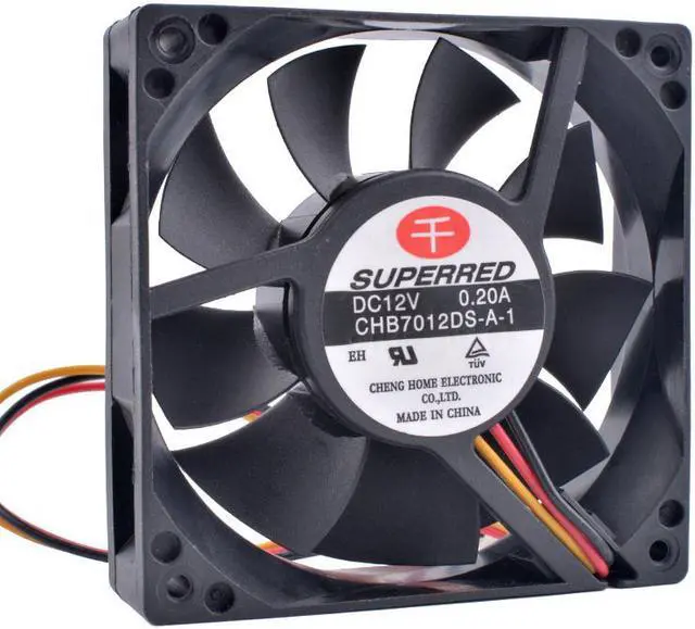 Main image of CHB7012DS-A-1 7cm 70mm fan 7020 70x70x20mm 12V 0.20A Computer CPU 7cm cooling fan Air volume noise balance
