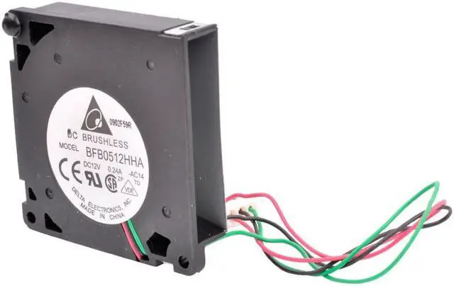 Alt view image 3 of 4 - BFB0512HHA 5cm 50mm fan 50x50x10mm DC12V 0.24A 3 lines ball bearing large air volume turbo blower cooling fan
