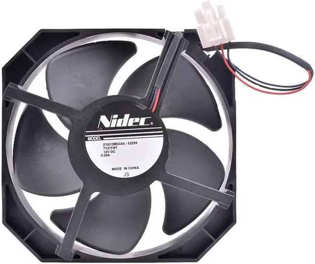 Alt view image 2 of 5 - Z15I12MS3A5-52Z99 15cm 12V 0.05A 3-wire refrigerator cooling fan DIY