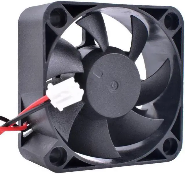 Alt view image 4 of 4 - ACP-5020L 5cm 50mm 5020 12V 0.21A Hydraulic bearing large air volume 2pin cooling fan