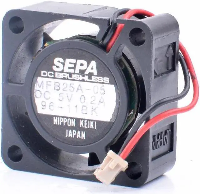 Alt view image 4 of 4 - SEPA MFB25A-05 2.5cm 2510 5V 0.20A router micro device small cooling fan