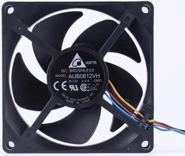 Main image of AUB0812VH 80mm fan 8cm 80x80x25mm DC12V 0.41A 4 lines cooling fan for projector