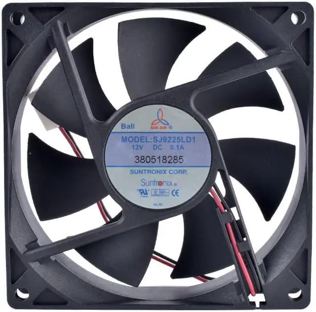 Alt view image 2 of 4 - SJ9225LD1 9cm 90mm 92mm fan 9025 9225 92x92x25mm 12V 0.10A Double ball bearing super quiet cooling fan