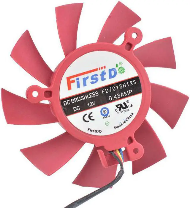 Main image of FD7015H12S 65mm 39mm fan 12V 0.43A 4Pin HD5770 HD5850 HD5830 VGA Video Card cooling Fan